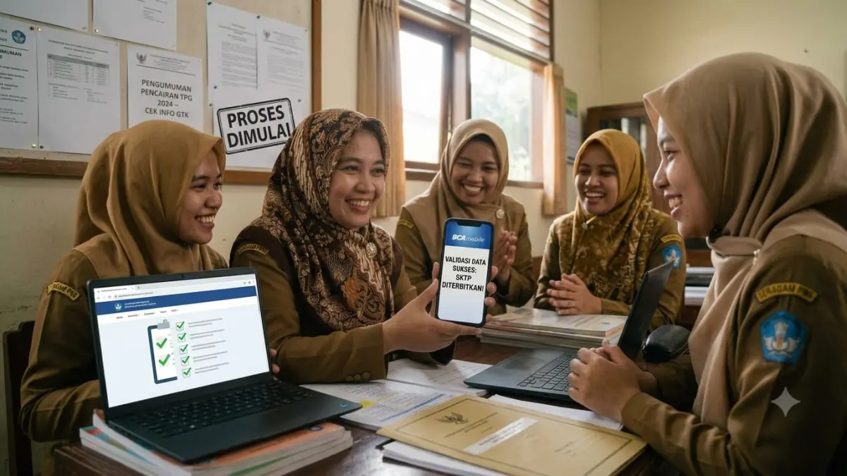 Pencairan TPG terbaru segera memasuki tahap penyaluran. Simak syarat, proses validasi data, dan hal penting yang wajib diperhatikan guru.