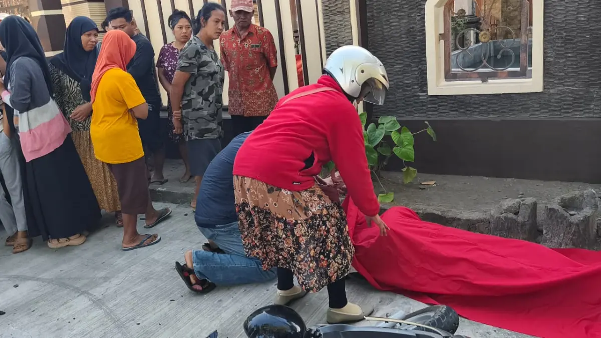 Pengendara Scoopy Tewas Usai Tabrak Innova di Sumbergempol (POLSEK SUMBERGEMPOL)
