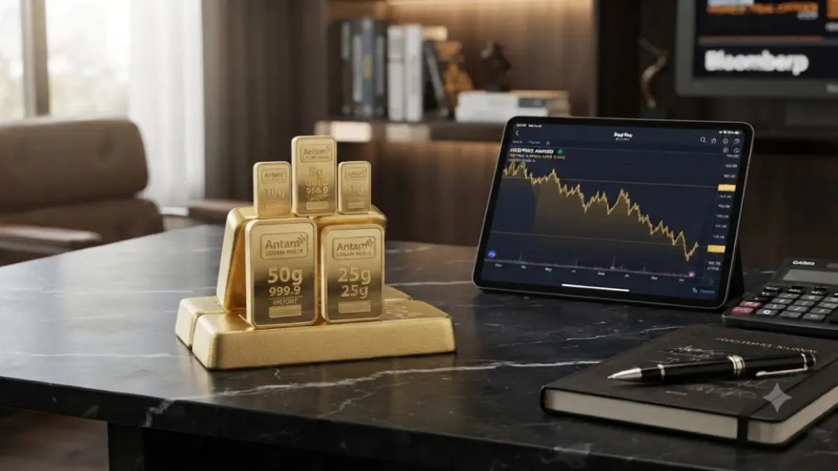 Harga emas Antam hari ini dipengaruhi pasar global, kurs rupiah, dan permintaan masyarakat. Simak strategi investasi logam mulia.