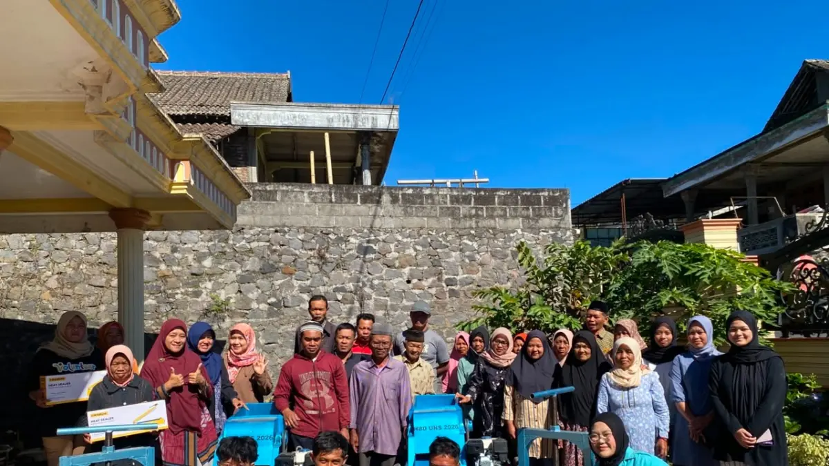 Pelatihan inovasi olahan ganyong dan introduksi teknologi oleh LPPM UNS menyasar KWT Tani Barokah, Kabupaten Boyolali.(UNS UNTUK RADAR TULUNGAGUNG)