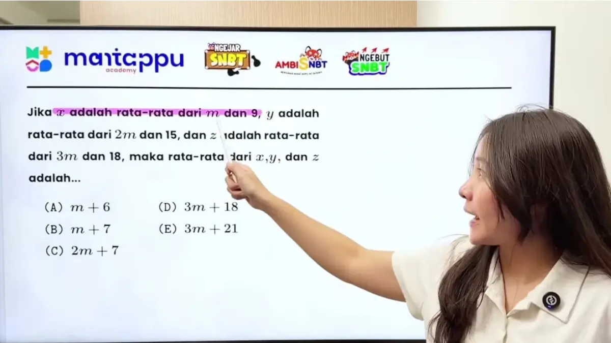 5 soal matematika SNBT yang sering muncul lengkap dengan pembahasan dan trik cepat menjawab agar skor UTBK lebih tinggi.
