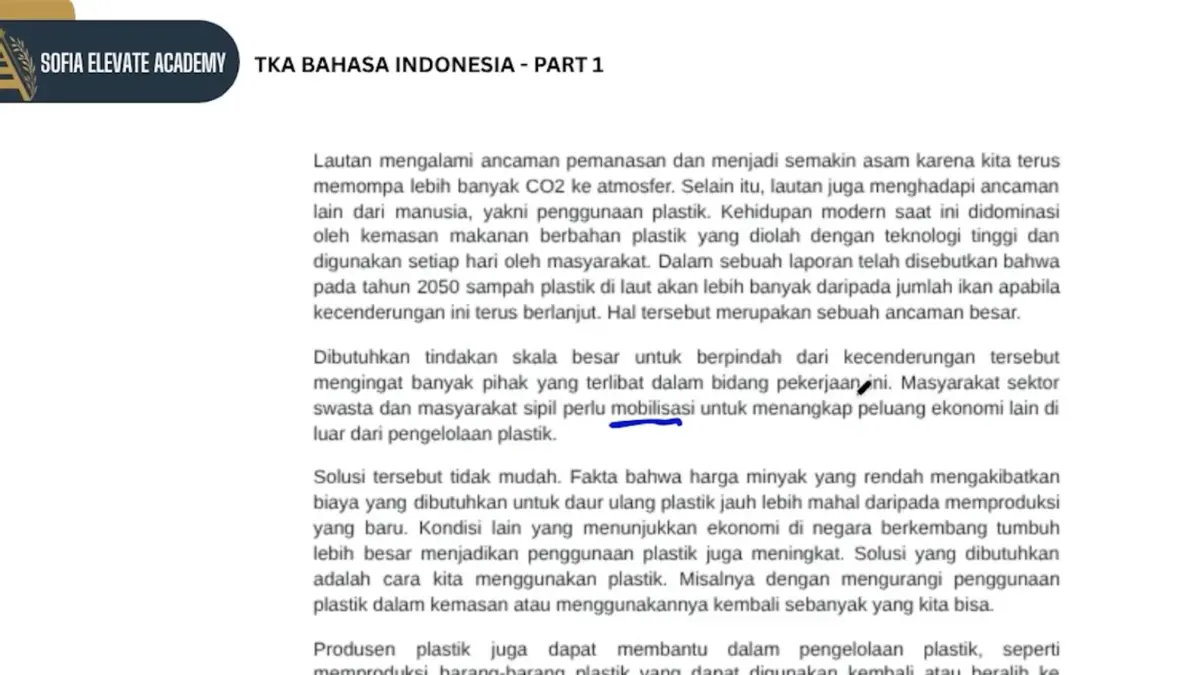Soal TKA 2026 Bahasa Indonesia Mulai Dibahas, Ini 8 Materi Pemahaman Tekstual yang Wajib Dikuasai
