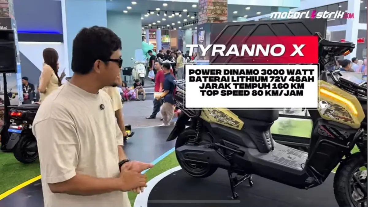 Motor listrik Tirano X tampil dengan desain baru dan klaim jarak tempuh hingga 160 km. Simak perubahan yang dibawa sebelum resmi meluncur.

