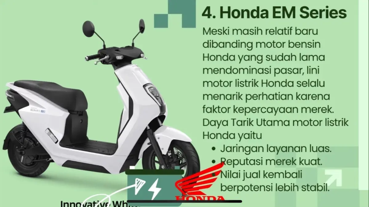 Subsidi motor listrik 2026 diprediksi mulai berlaku Agustus mendatang. Simak lima merek motor listrik yang diperkirakan paling laris.