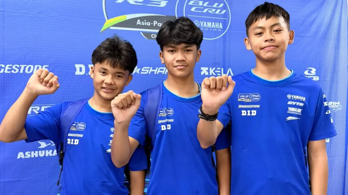 Trio Rider Yamaha Racing Indonesia Siap Tempur di Seri 3 R3 BLU CRU Asia Pacific Mandalika. (Foto: Yamaha untuk Radar Tulungagung)