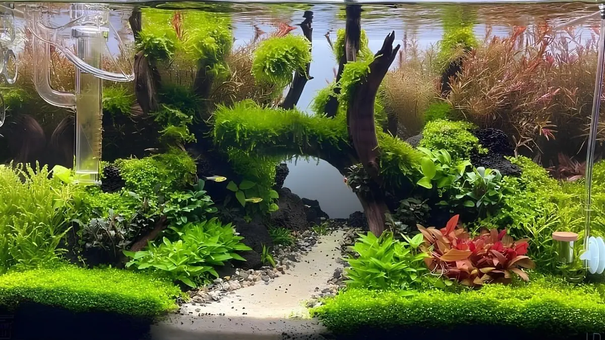 Simple Scaper membagikan cara membuat aquascape murah tema sungai dengan modal Rp130 ribu–Rp160 ribu, lengkap dengan langkah setup anti gagal untuk pemula. (Pinterest)
