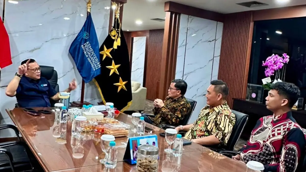 Audiensi resmi jajaran pengurus AAKLESIA ke Kantor Kementerian Perdagangan Republik Indonesia (Kemendag RI) di kawasan Gambir, Jakarta Pusat, pada Rabu (22/7).