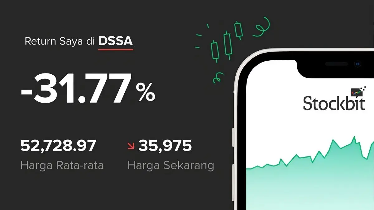 Harga wajar saham DSSA berdasarkan laporan keuangan Q1 2026 diperkirakan Rp1.500-Rp2.064 per saham, dengan laba bersih naik dan investor melonjak. (Google)