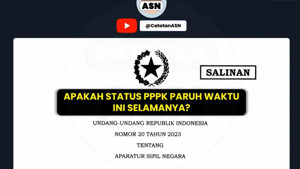 Syarat PPPK Paruh Waktu menjadi PPPK Penuh resmi diatur dalam PermenPAN RB Nomor 9 Tahun 2026. Simak dua syarat utama dan tahapan pengangkatannya.