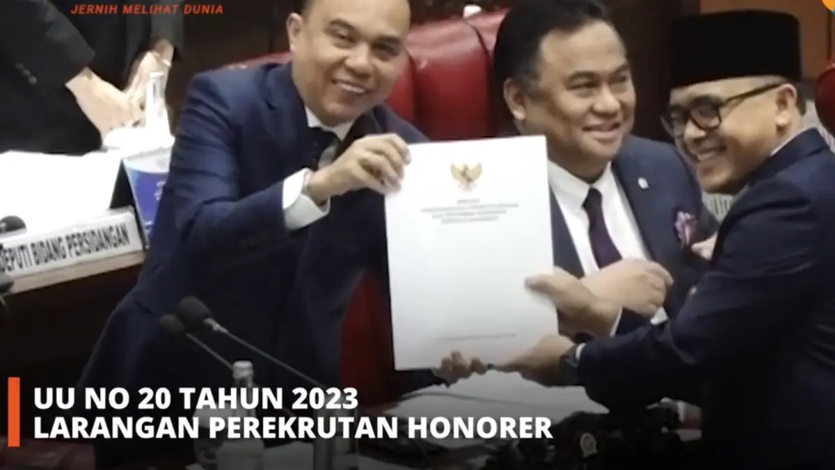 UU ASN 2023 mengubah aturan tenaga honorer. Pemerintah memastikan tidak ada PHK dan menyiapkan PP penataan tenaga non ASN.