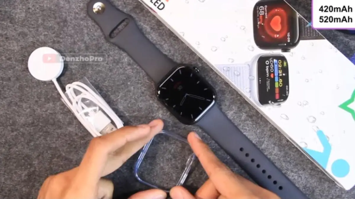 Simak 10 rekomendasi smartwatch 500 ribuan terbaik edisi Juli 2026 versi DenzhoPro dengan layar AMOLED, GPS, dan fitur kesehatan lengkap.(Screenshot youtube)
