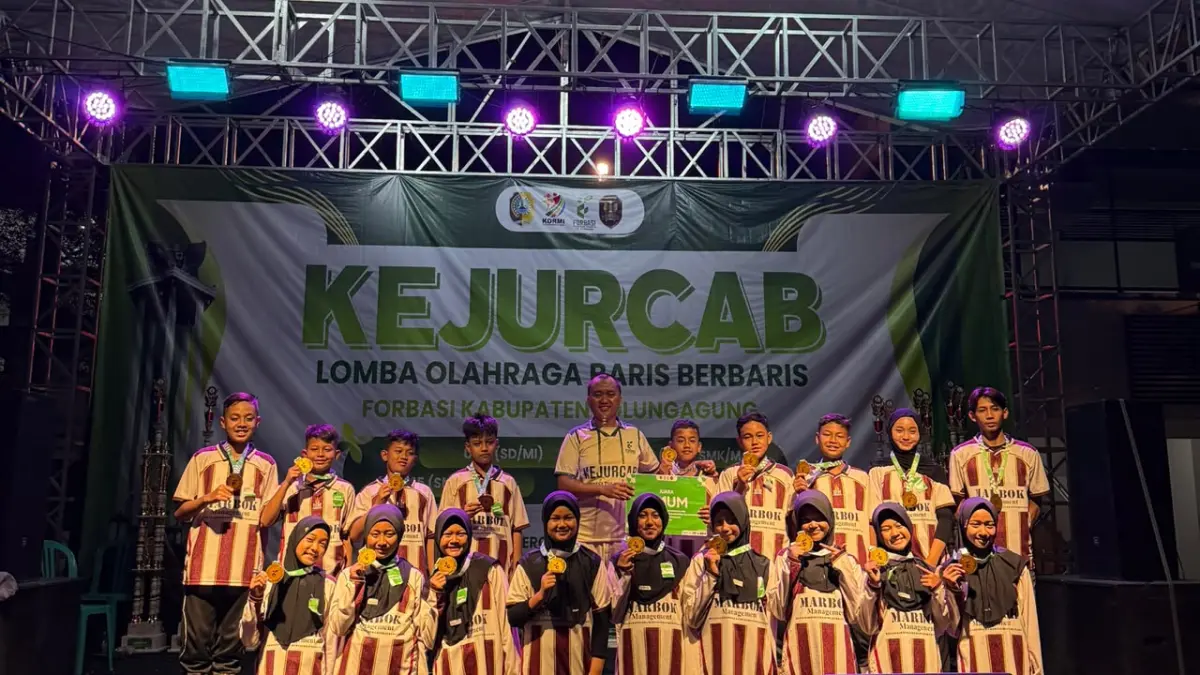 Juara umum, juara I, dan danton terbaik pada Kejurcab FORBASI Kabupaten Tulungagung.