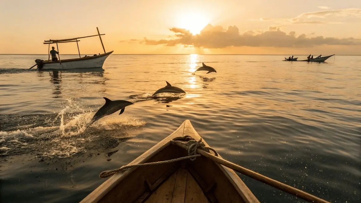 Wisata Pantai Lovina Bali menawarkan pengalaman berburu lumba-lumba saat sunrise, snorkeling, dan paket wisata lengkap dengan harga mulai Rp100 ribuan.