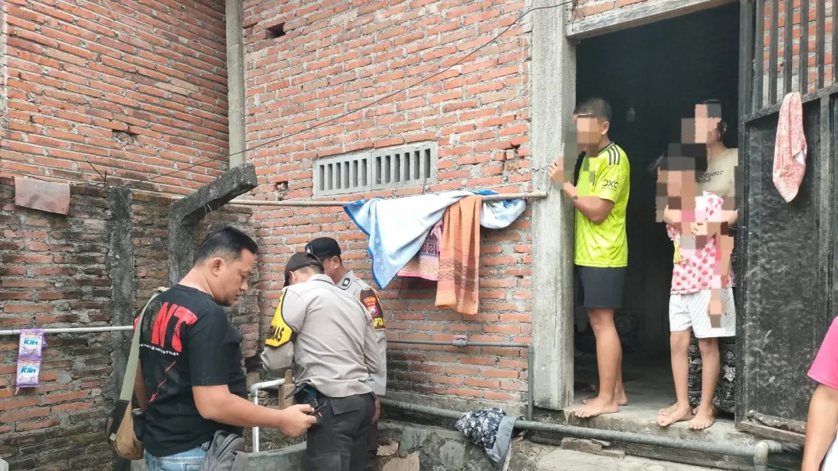 Penemuan Jasad Lansia mengapung di Sumur belakang Rumahnya. (POLRES TULUNGAGUNG)