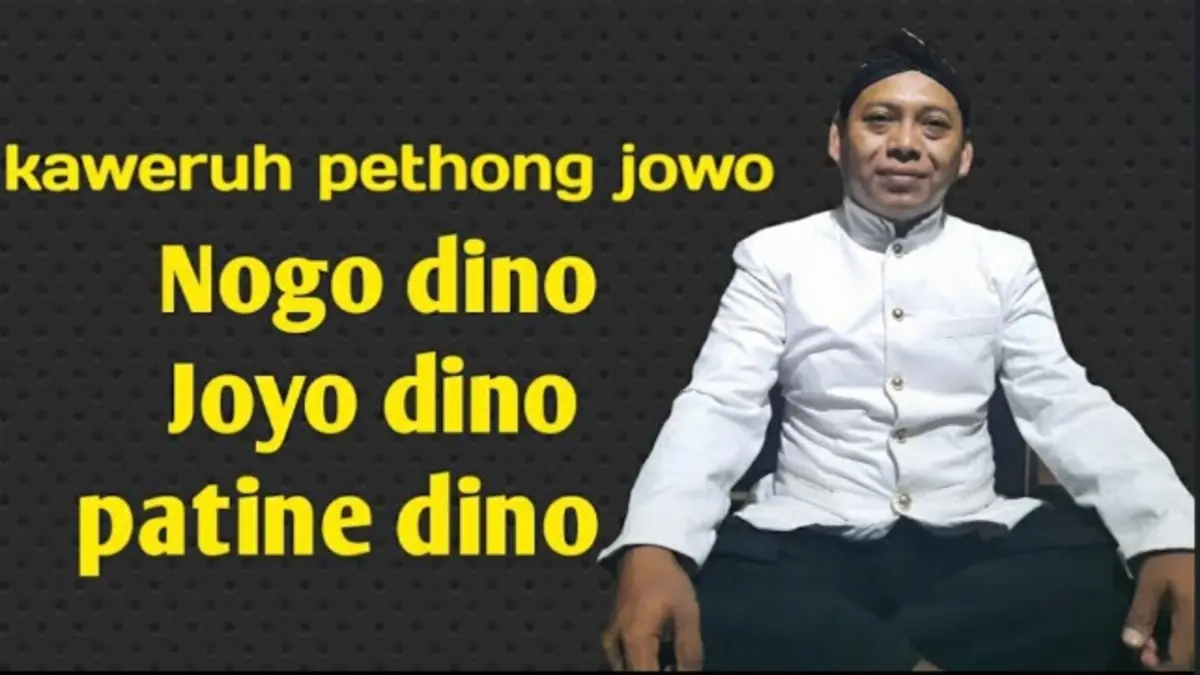 Nogo Dino merupakan hitungan tradisional Jawa yang berkaitan dengan jayaning dina dan arah. Simak cara menghitung Nogo Dino serta Patining Dino dari Kemis Kliwon. (Youtube. com)