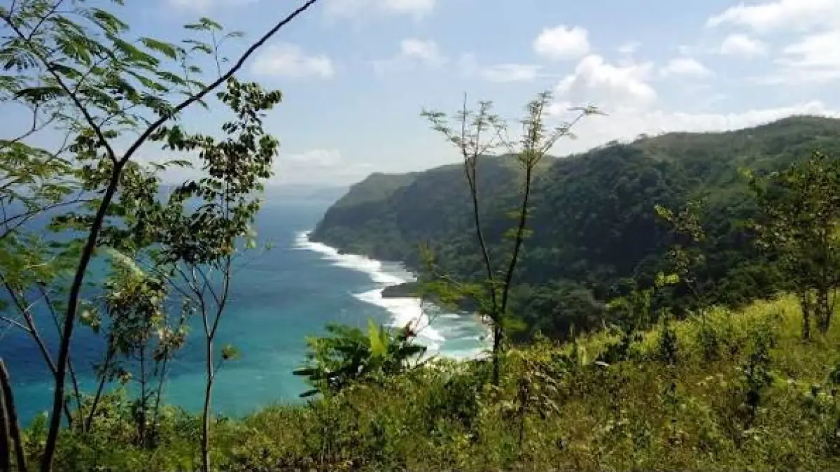 Pantai Kedung Tumpang Tulungagung punya view eksotis dan akses JLS, tetapi jalur curam serta larangan berenang perlu diperhatikan.