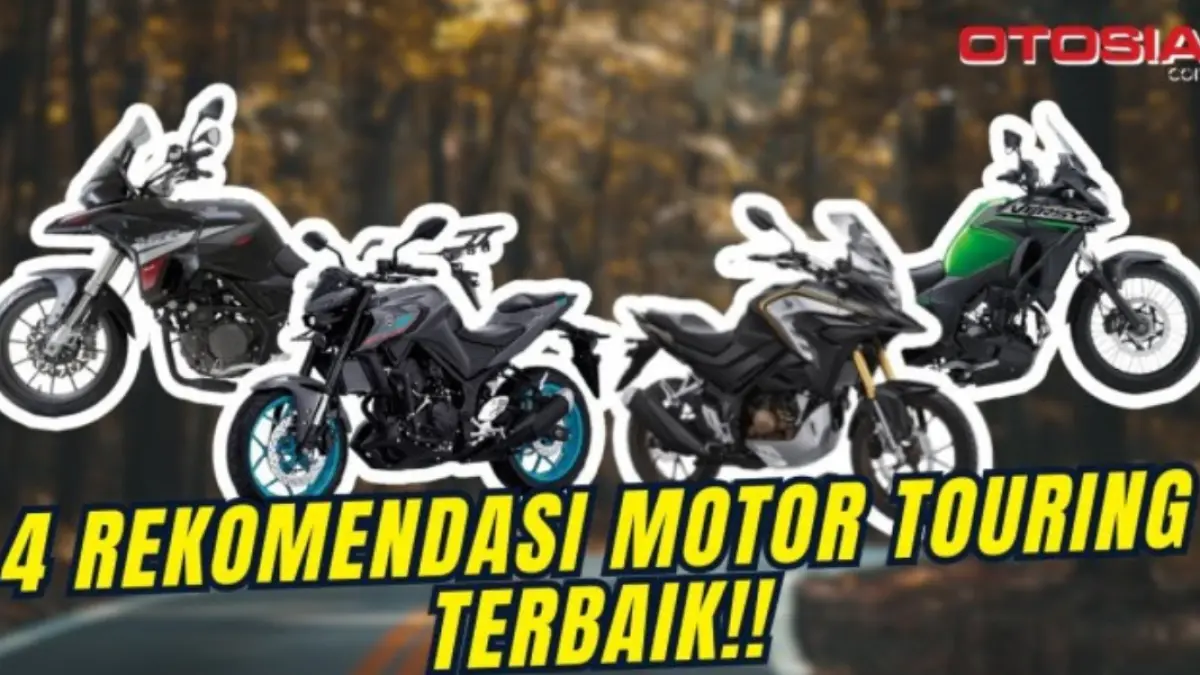 Rekomendasi motor touring terbaik mulai Honda CB150X, Kawasaki Versys-X 250 Tourer, Benelli TRK 251 hingga Yamaha MT-25 beserta spesifikasi dan harganya.