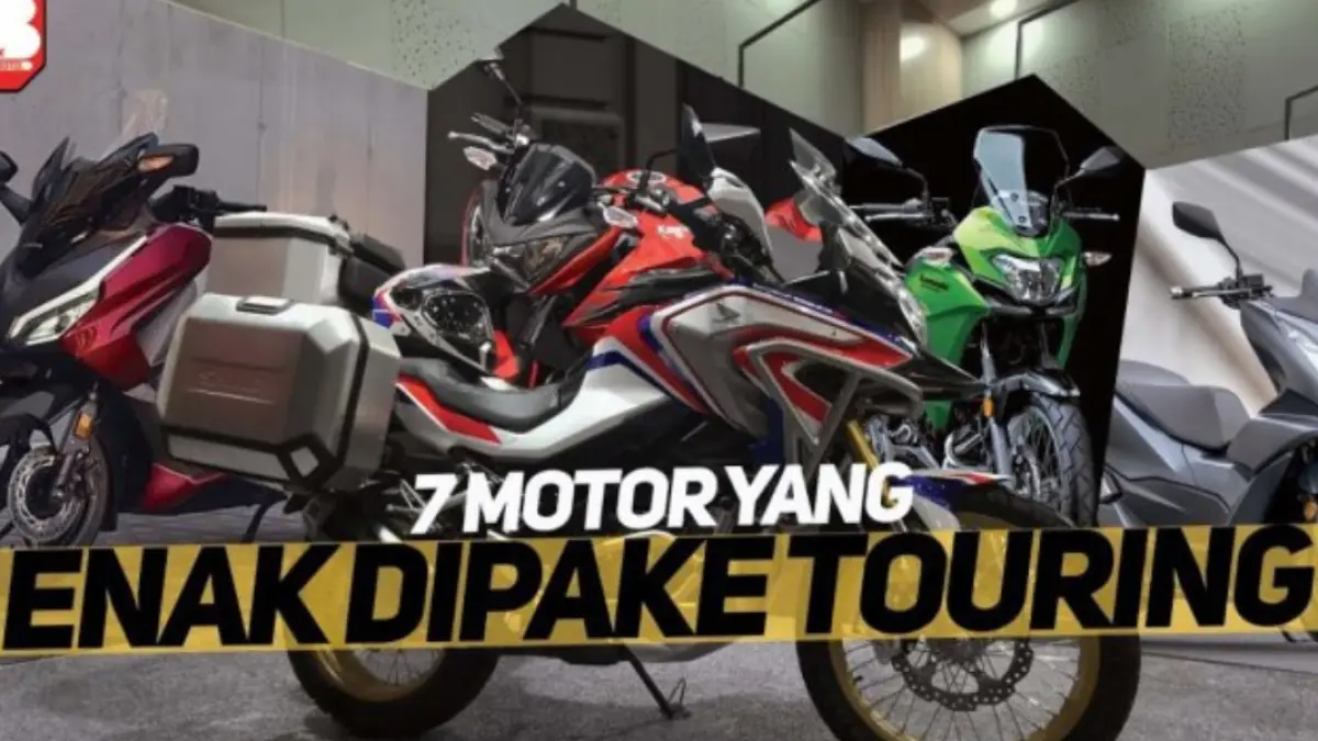 Rekomendasi motor touring terbaik mulai Yamaha NMAX, Honda PCX, Honda ADV, XMAX hingga motor sport 250 cc yang nyaman untuk perjalanan jauh.