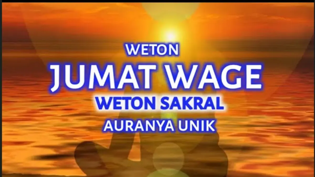 Weton Jumat Wage memiliki neptu 10. Primbon Jawa menyebut rezekinya cenderung sulit di usia muda, tetapi bisa berjaya dan sukses pada usia 30-35 tahun. (Youtube.com)