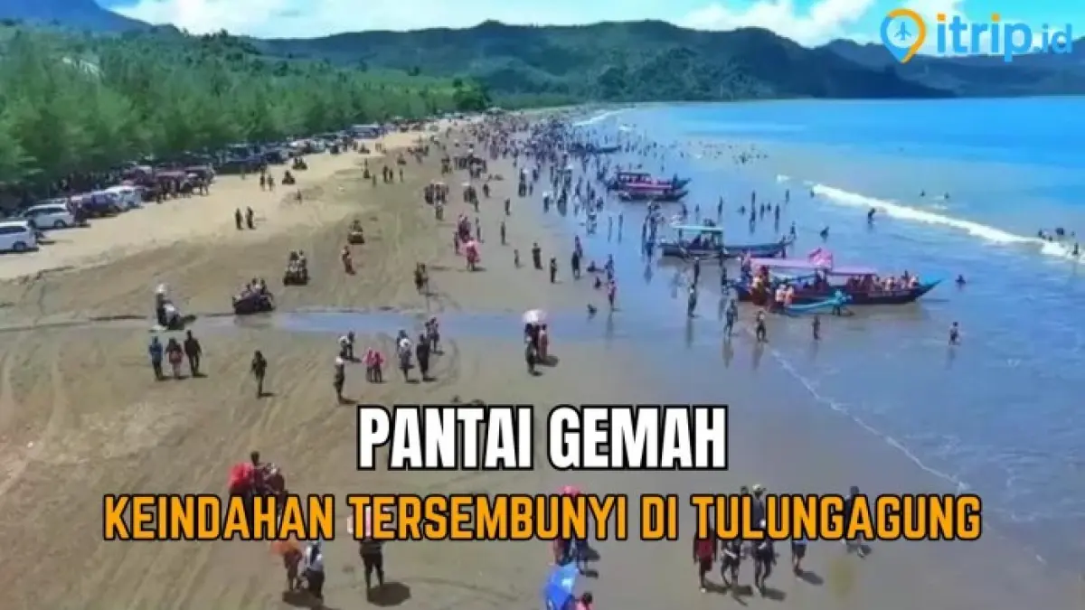 Pantai Gemah Tulungagung menawarkan pasir putih, hutan pinus, wahana seru, dan akses mudah. Simak daya tarik serta aktivitasnya.