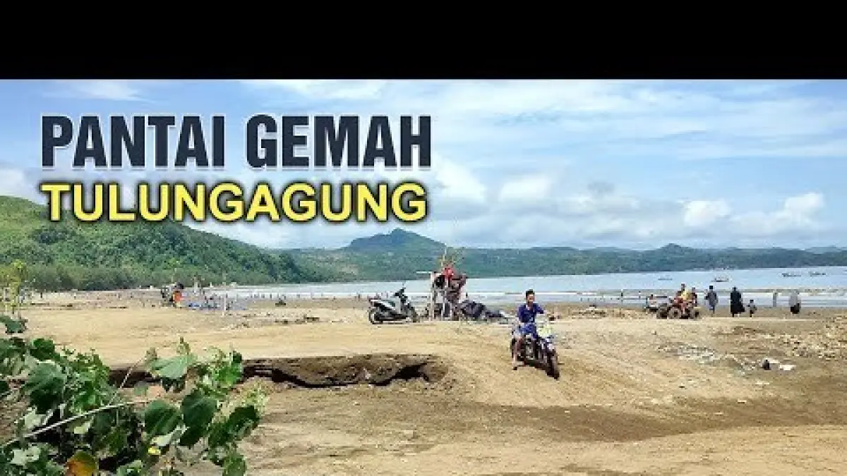 Pantai Gemah Tulungagung menawarkan tiket mulai Rp5 ribu, garis pantai 2 km, ATV, banana boat, motor trail, dan fasilitas lengkap.