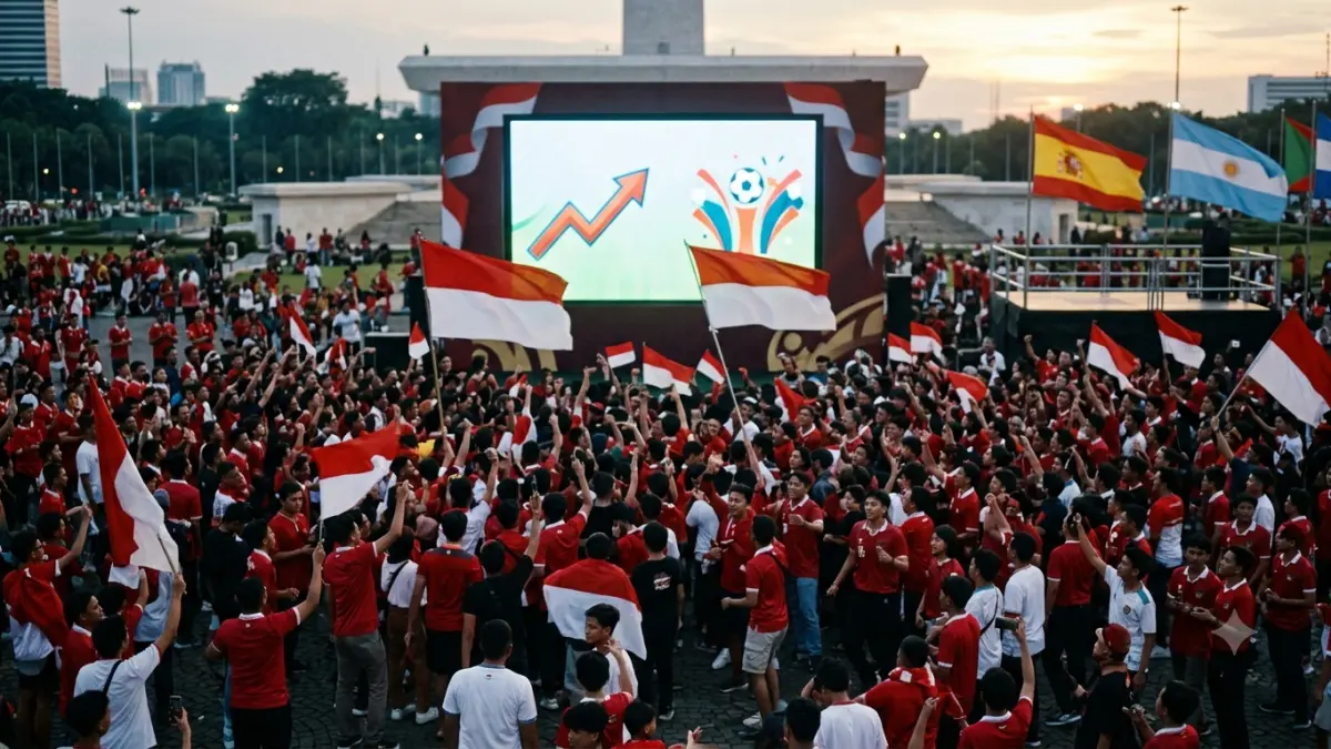 Ranking FIFA terbaru 20 Juli 2026 menempatkan Spanyol di puncak, sementara Timnas Indonesia tetap bertahan di peringkat 118 dunia.