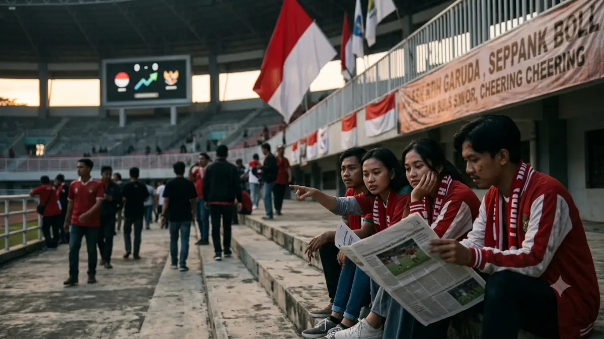 Ranking FIFA terbaru 2026 menempatkan Timnas Indonesia di posisi 118 dunia usai kalah dari Aston Villa. Garuda kini bersiap menghadapi Vietnam di Piala AFF.