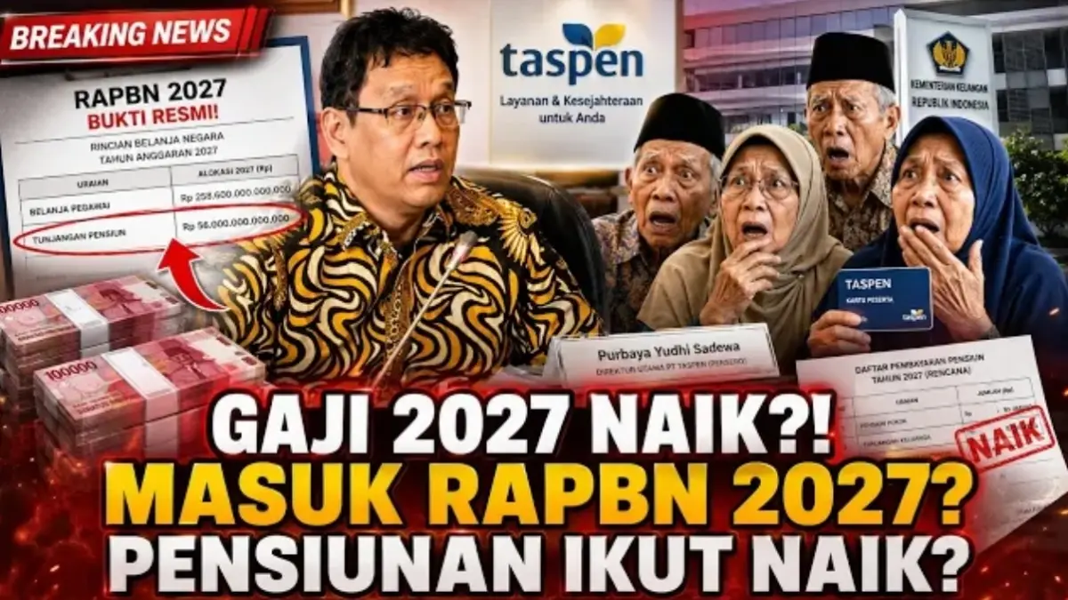 Kenaikan gaji ASN dan pensiunan 2027 masih dalam pembahasan RAPBN. Pemerintah belum mengumumkan besaran maupun keputusan resminya.