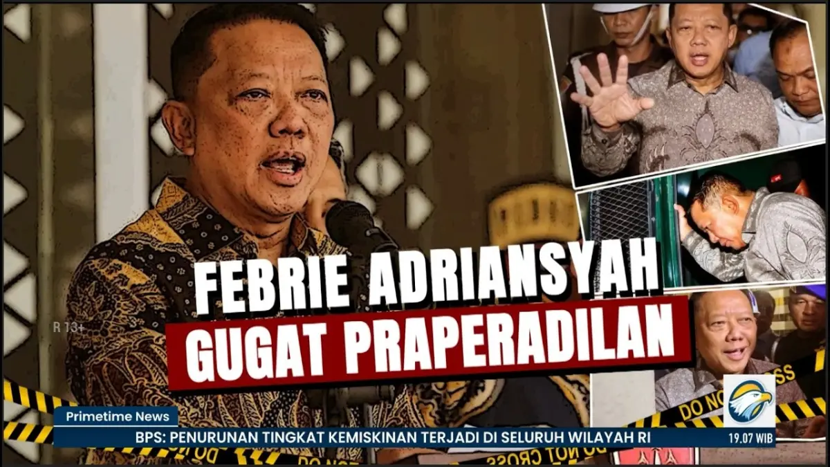 Praperadilan Febri Adriansyah mempersoalkan penyitaan sejumlah barang dan prosedur penetapan tersangka TPPU. Ini poin hukum yang jadi sorotan. (Youtube. com)