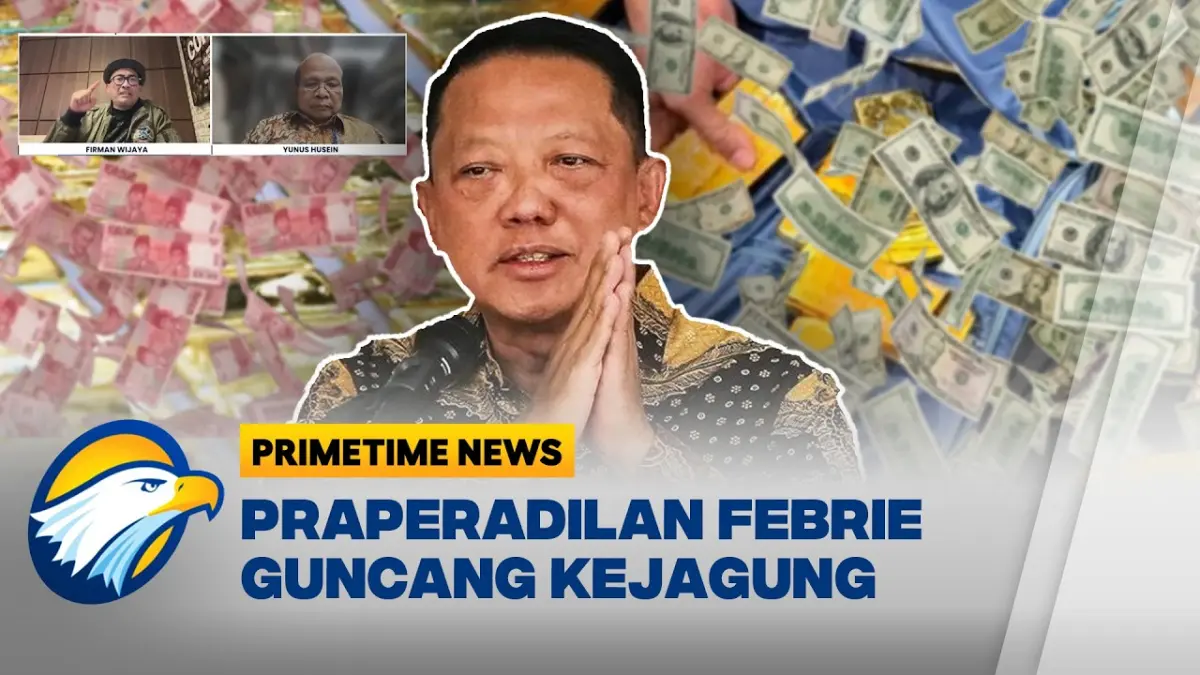 Praperadilan Febri Adriansyah menyoroti penetapan tersangka, penahanan, penyitaan, dan perdebatan soal perlu tidaknya tindak pidana asal dalam perkara TPPU. (Youtube. com)