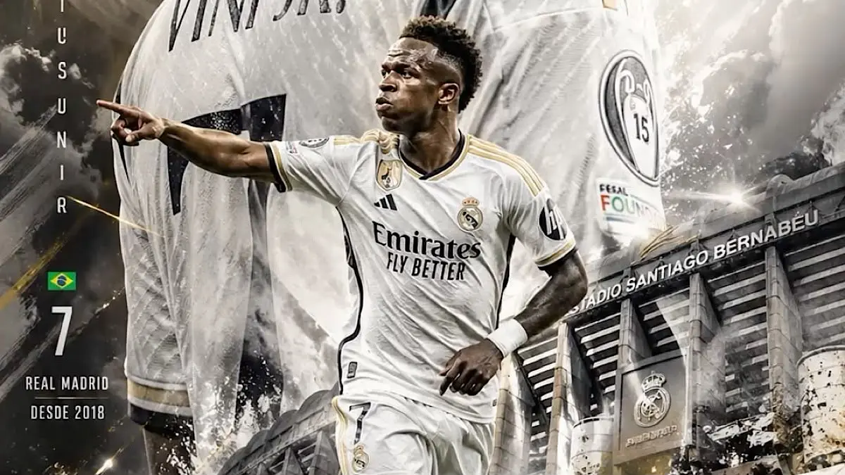 Vinicius Junior kembali mencuri perhatian lewat gol-gol spektakuler dan aksi dribel memukau bersama Real Madrid. Bintang Brasil itu juga menegaskan loyalitasnya kepada Los Blancos.(pinterest)