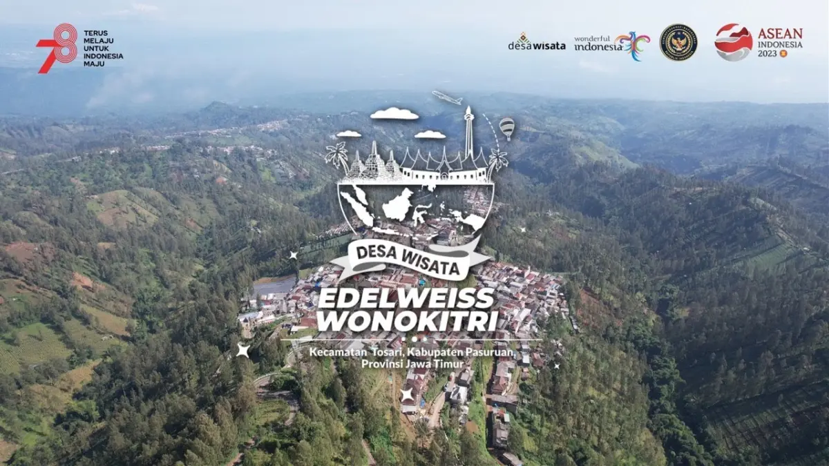 Desa Wisata Edelweis Wonokitri di Pasuruan menawarkan alam asri, budaya, hasil bumi, dan ekonomi kreatif. Destinasi ini masuk 75 desa terbaik ADWI 2023. (Youtube. com)