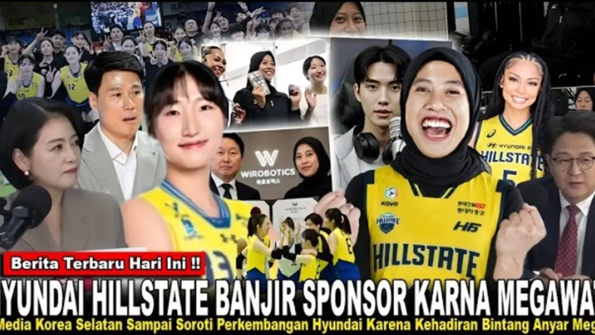 Megawati Hangestri membawa dampak besar bagi Hyundai Hill State. Popularitasnya disebut mendongkrak exposure, sponsor, merchandise, dan strategi klub musim 2026/2027. (Youtube. com)