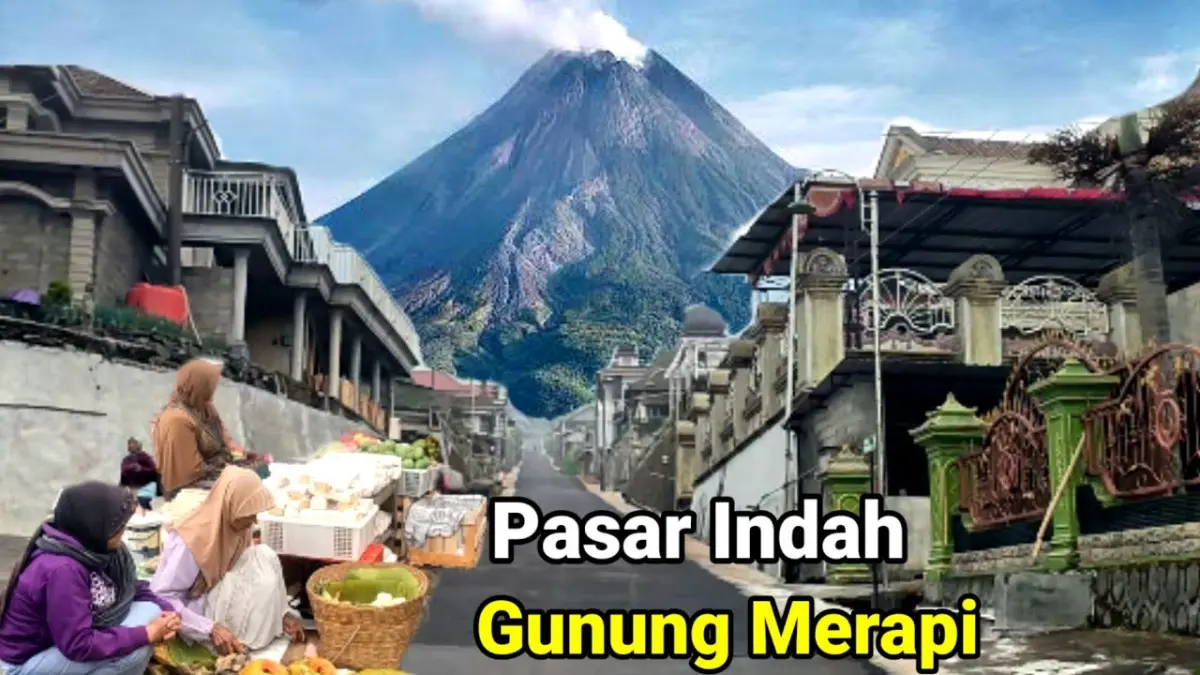 Pasar Selo Boyolali di lereng Merapi menawarkan kuliner tradisional, oleh-oleh murah, panorama pegunungan, hingga homestay untuk wisatawan. (Youtube. com)