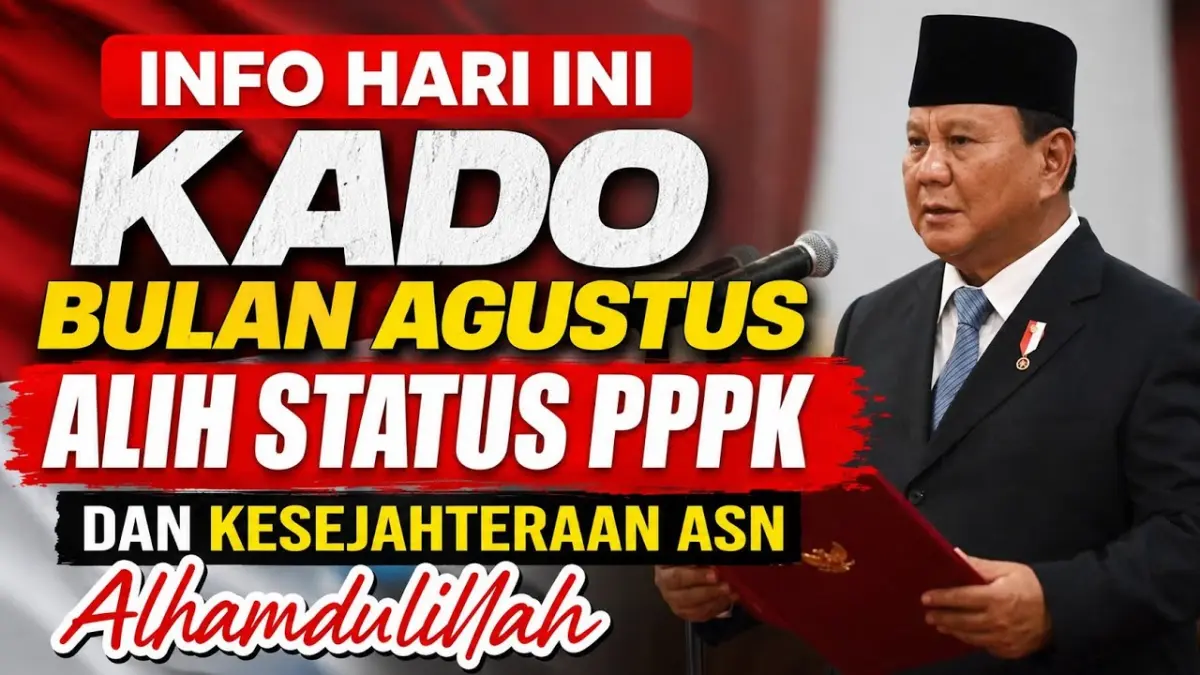 PPPK paruh waktu mendapat sinyal kabar baik jelang pidato Presiden 16 Agustus 2026. Lima aspirasi soal status, gaji, karier, dan kesejahteraan jadi sorotan. (Youtube. com)