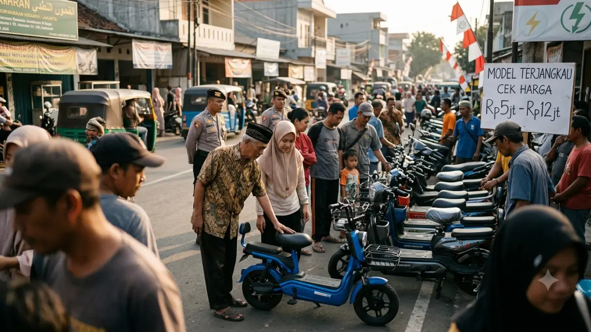 Harga motor listrik Juli 2026 mulai Rp5 jutaan. Simak daftar Exotic, Alvan, dan United beserta harga dan fitur utamanya.