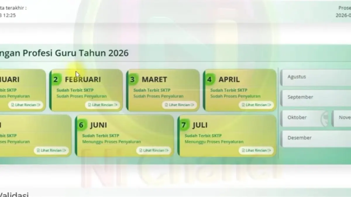 Proses pengecekan data guru melalui Info GTK menjadi salah satu tahapan penting dalam validasi TPG Agustus 2026. Guru diminta memastikan data beban mengajar, tugas tambahan, sertifikasi, hingga gaji sesuai agar proses penerbitan SKTP berjalan lancar.
