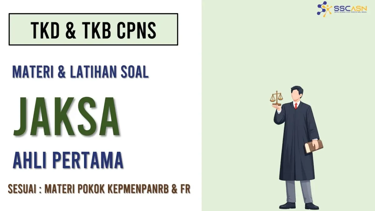 CPNS Jaksa Ahli Pertama wajib menguasai SKD dan SKB. Simak bobot nilai, kisi-kisi, materi hukum pidana, hingga strategi menghadapi seleksi. (Youtube. com)