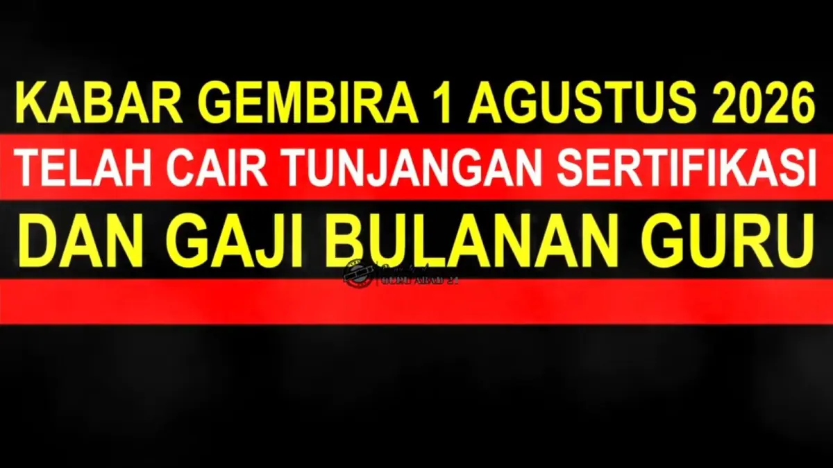 Guru ASN mulai menerima gaji bulanan Agustus 2026 di sejumlah daerah. Pencairan berlangsung bertahap, sementara kabar kenaikan gaji ASN 2027 masih menunggu keputusan pemerintah.