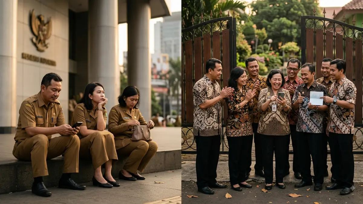 THR ASN 2026 belum cair hingga 28 Februari. Anggaran Rp55 triliun disiapkan, sementara TPG guru mulai dicairkan.
