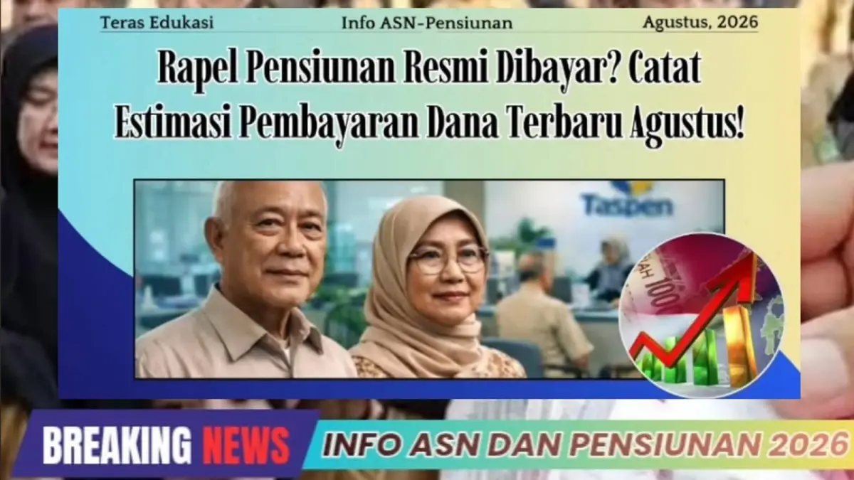 Kabar pencairan rapel Agustus 2026 masih menjadi perhatian, namun kepastian pembayaran tetap menunggu regulasi resmi pemerintah.