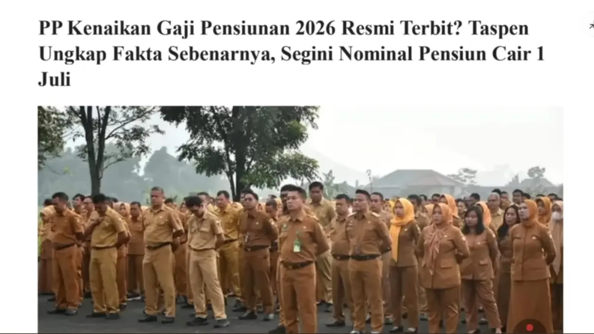 PT Taspen menegaskan belum ada PP baru yang mengatur kenaikan gaji atau rapelan pensiunan, sehingga pembayaran masih mengacu pada ketentuan yang berlaku.
