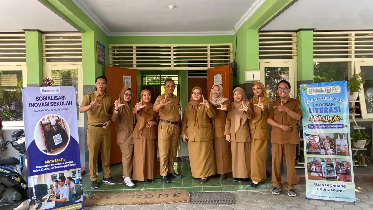 SMA Negeri 1 Gondang, Tulungagung, menghadirkan inovasi Tali Si Beja (Tas Literasi Berbahasa Jawa) yang memadukan literasi, budaya Jawa, kreativitas, serta kepedulian terhadap lingkungan.