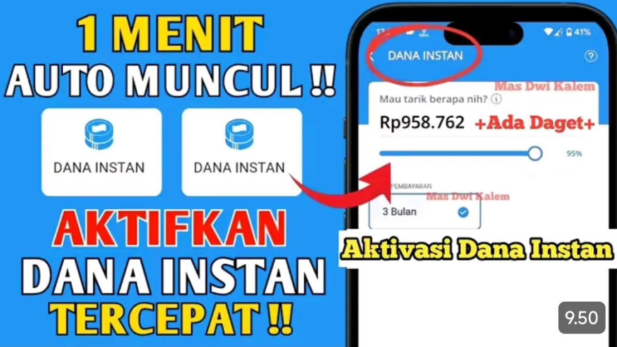 Dana Instan DANA diklaim bisa muncul cepat. Simak isi tutorialnya dan hal penting yang perlu diketahui sebelum mengajukan pinjaman.