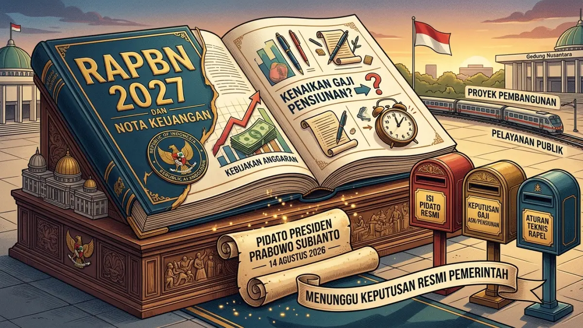 Kenaikan gaji pensiunan 2027 jadi perhatian. Simak agenda pidato Prabowo, RAPBN 2027, hingga aturan yang menentukan pencairan rapel. (Youtube. com)