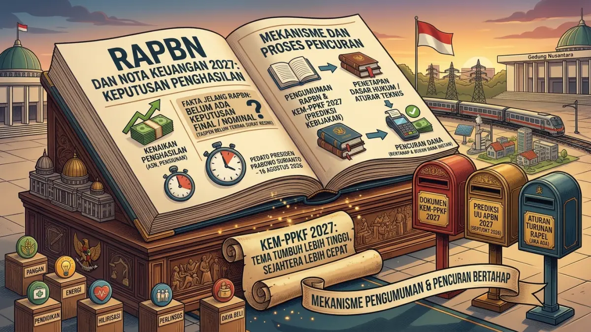 Kenaikan gaji pensiunan 2027 jadi sorotan. Simak fakta terbaru RAPBN, KEM-PPKF, DAU, dan penjelasan soal kepastian kenaikan penghasilan. (Youtube. com)