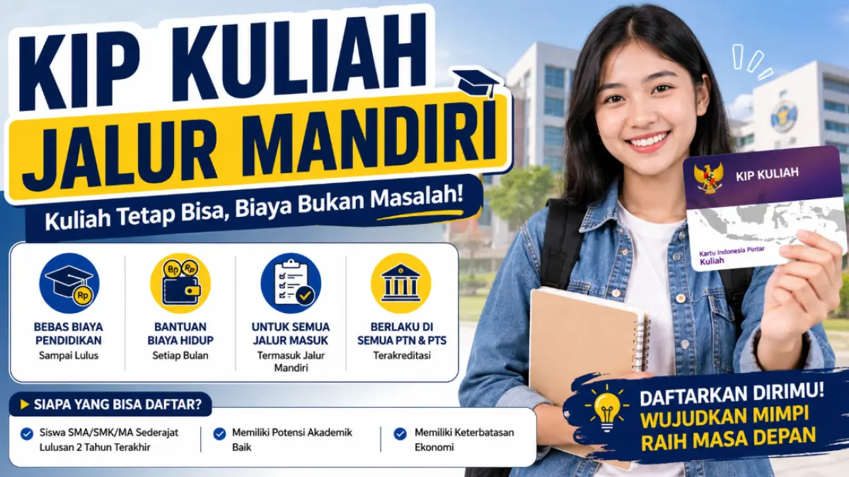 KIP KULIAH JALUR MANDIRI