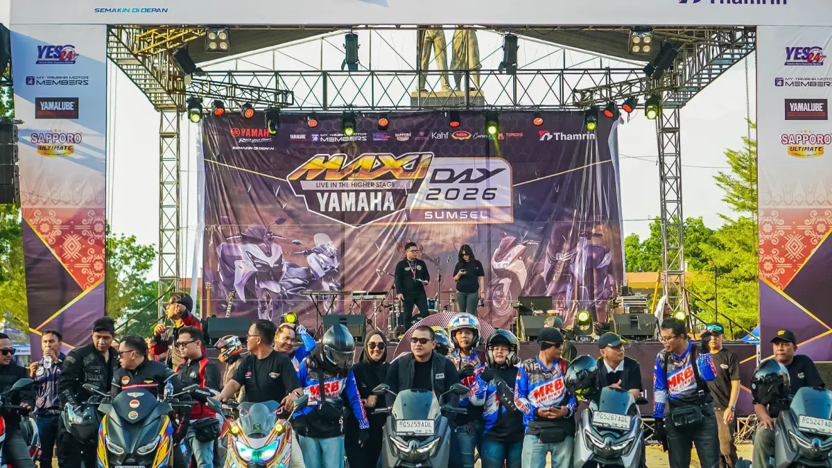 MAXi Yamaha Day Sumatera Selatan. (Foto: Yamaha untuk Radar Tulungagung)