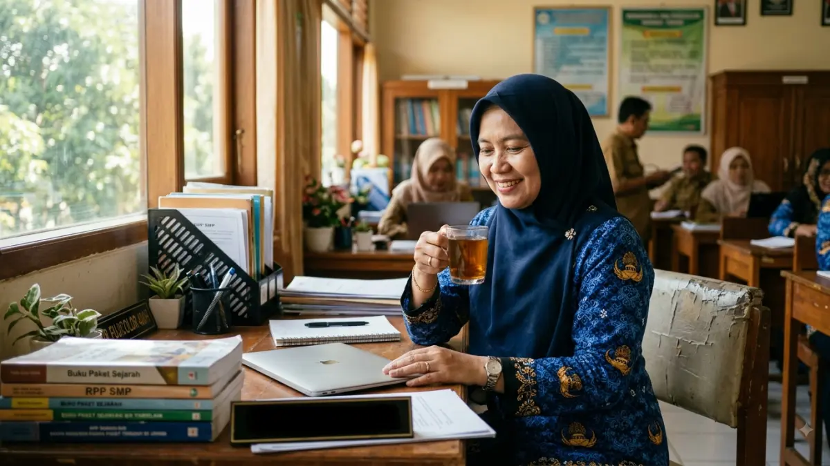 SKTP Juli 2026 sudah terbit di Info GTK. Simak tahapan pencairan TPG guru, syarat validasi, dan alasan dana belum langsung cair.
