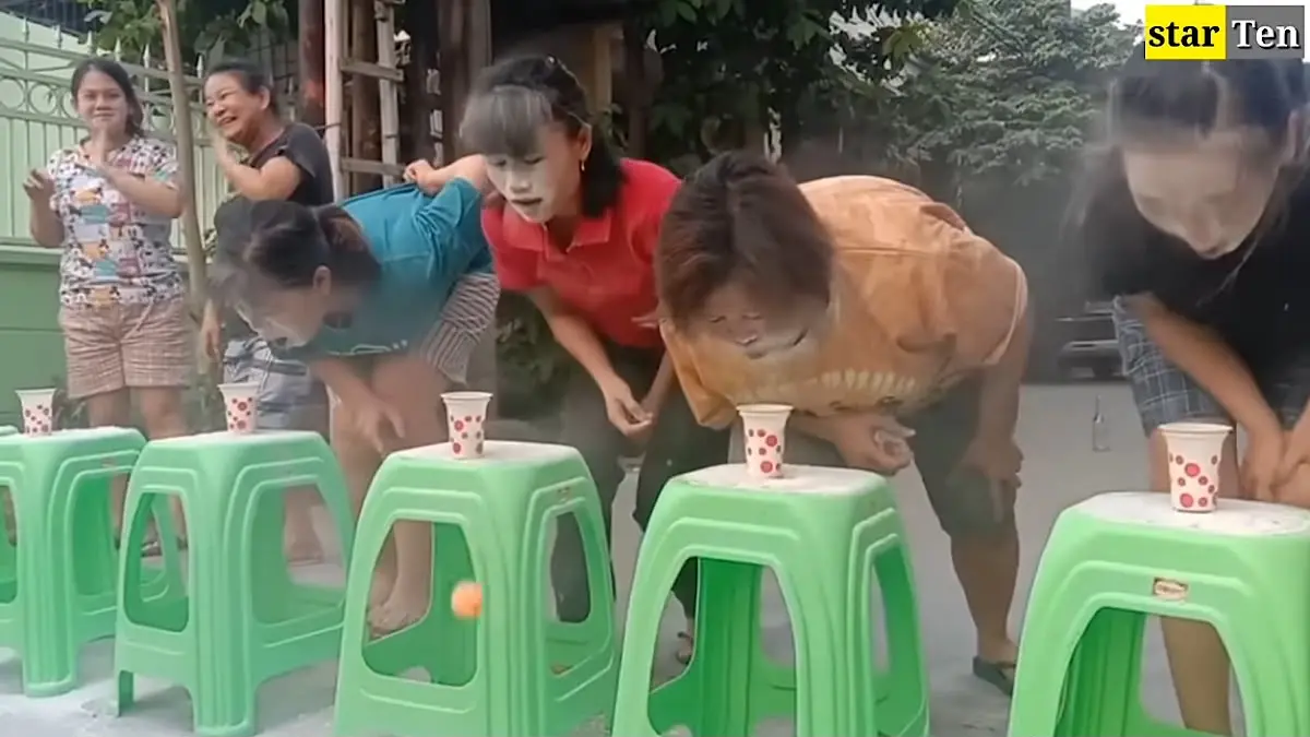 Lomba 17 Agustus untuk anak-anak bisa dibuat seru dengan permainan injak balon, tepung, bola, gelas, hingga pulpen. Simak 10 idenya!(SC youtube)